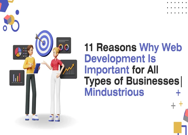Mindustrious Blog - 11 Reasons Why Web Development Is Important for All Types of Businesses | Mindustrious Thumbnail