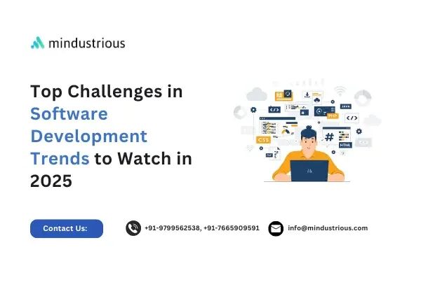 Mindustrious Blog - Top Challenges in Software Development Trends to Watch in 2025 Thumbnail