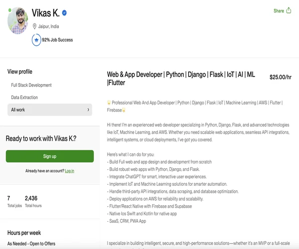 Mindustrious Project - LinkedIn & Upwork Growth Strategy for Vikas Kumar Thumbnail